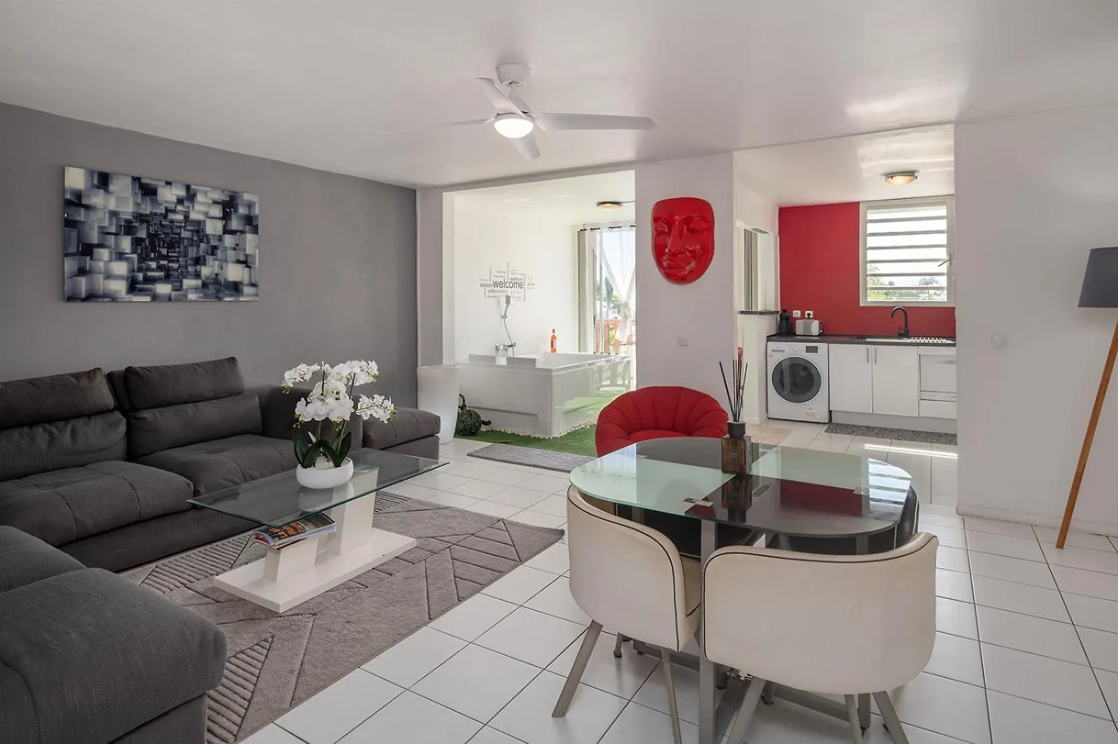 Lägenhet Ebt House, Appartement, Jacuzzi Vue Mer, 10 Min Aeroport Et Port Baimbridge Guadeloupe